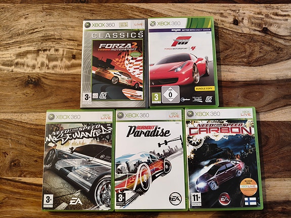 Xbox 360 autopelit-setti