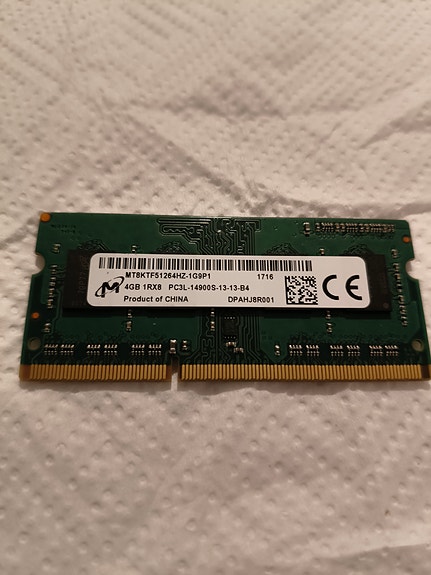 Micron 4GB 1RX8 DDR3 1866 SO-DIMM