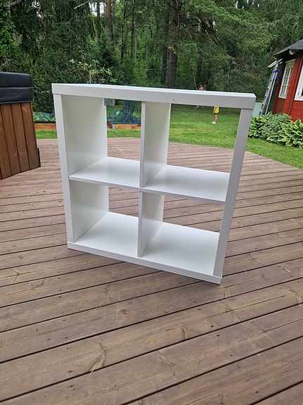 Ikea kallax 2x2 valkoinen