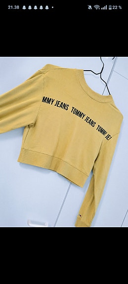 Tommy Hilfiger Tommy Jeans pusero XS keltainen