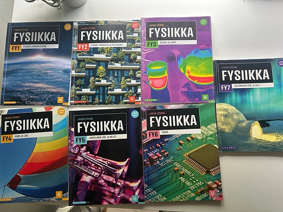 Lukion Fysiikka oppikirjat FY1–FY8