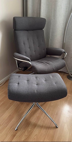 Stressless nojatuoli + rahi