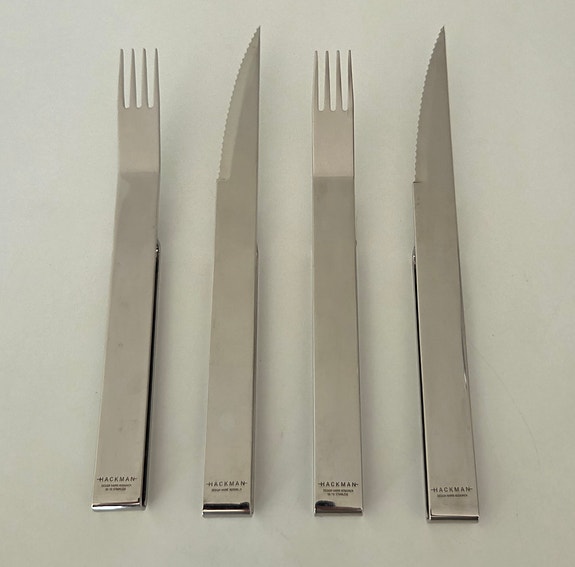 Harri Koskinen Design - Hackman aterinsetti 2 x veitsi + 2 x haarukka