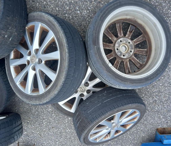 Mazda 6 17" aluvanteet renkaineen