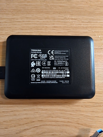 Toshiba Canvio Basics 1TB ulkoinen kiintolevy