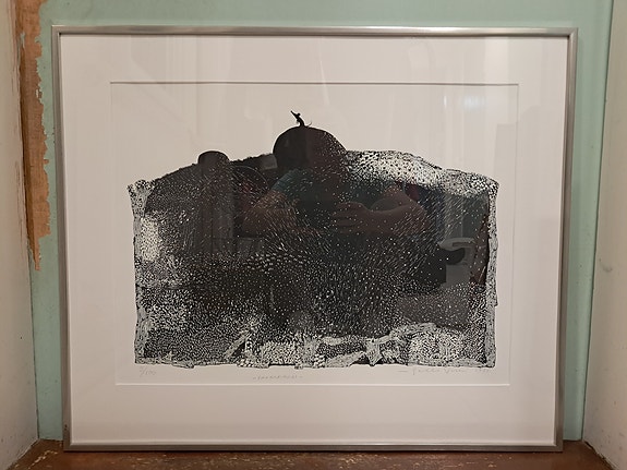 Pekka Vuori, Suomenlinna I, grafiikka, numeroitu 2/100, kehystetty