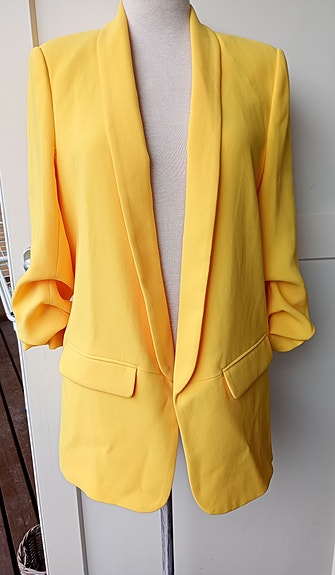 Keltainen Zara bleiseri M