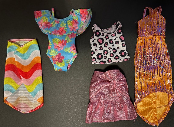 Barbie vaatteet 5x