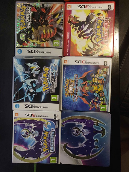 Pokemon DS ja 3DS pelejä