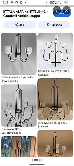 Iittala Nuutajärvi alfa lasikupit