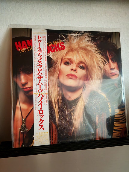 Hanoi Rocks – Two Steps From The Move LP (Japani-painos, Obi)