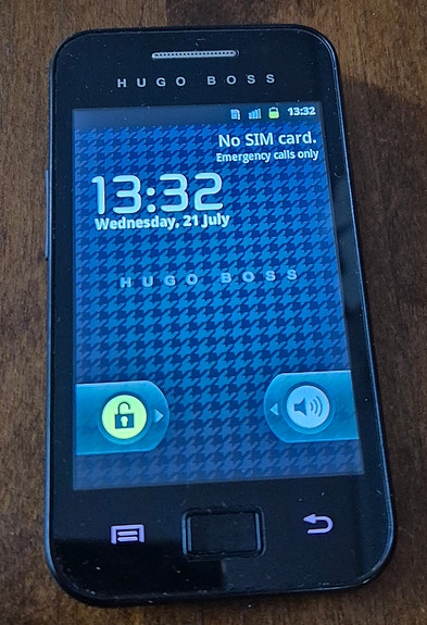 Samsung Galaxy Ace - HUGO BOSS edition