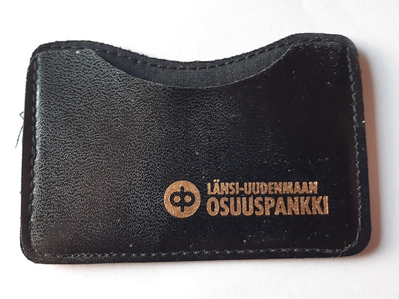 Pankkikorttikotelo Länsi-Uudenmaan Osuuspankki