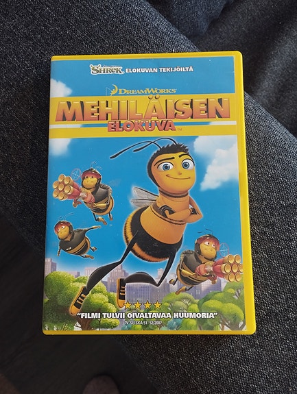 Dreamworks Mehiläisen elokuva DVD