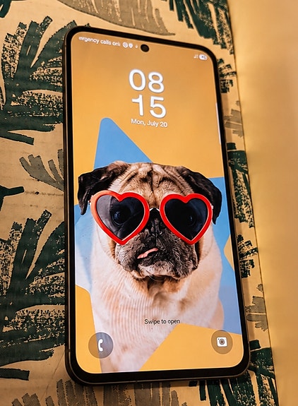 Samsung A56 5G 128GB, akku: 100%