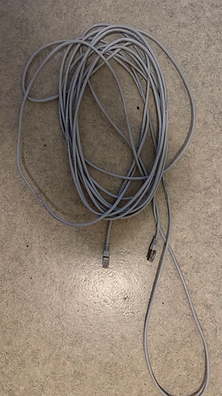 Harmaa verkkokaapeli RJ45