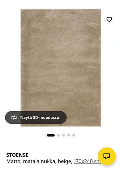 Beige matto