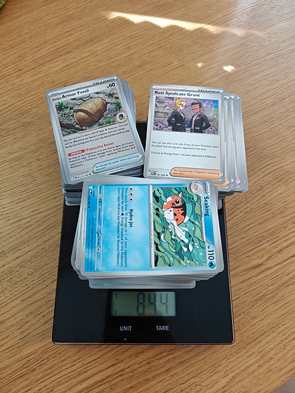 Pokemon Pitch black bulk kortteja (844g