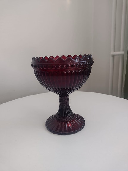 Iittala Mariskooli jalallinen kulho punainen 155mm