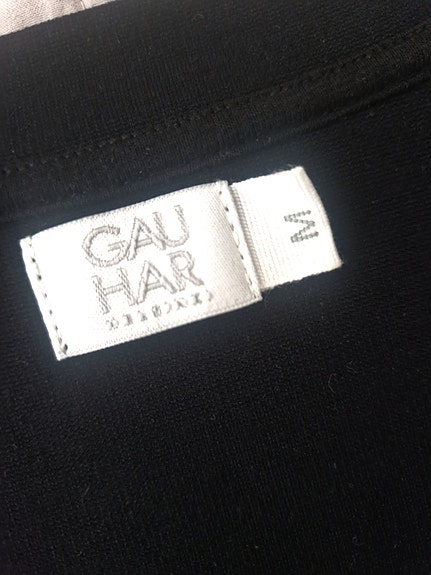 Gauhar Helsinki SQUARE NECKLINE T-SHIRT BLACK