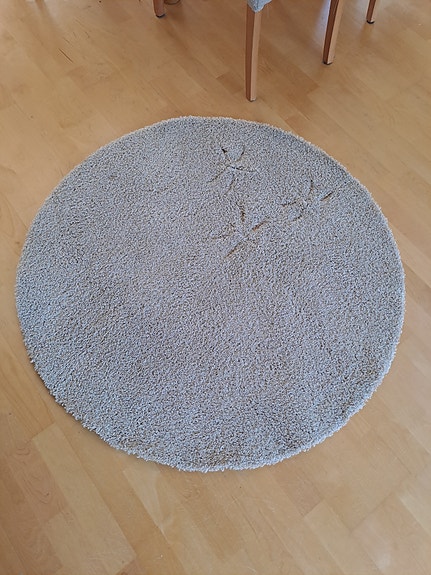 Pieni pyöreä matto 100 cm