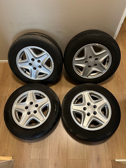 Honda 15” aluvanteet huonoilla kesärenkailla
