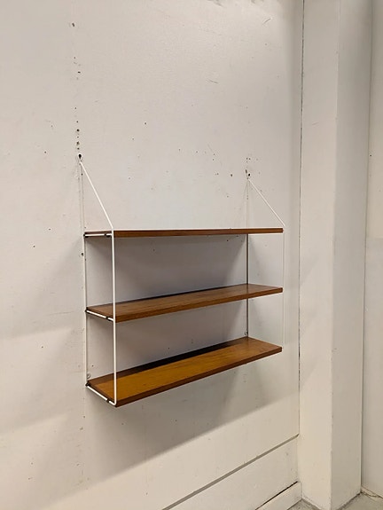 Teak kirjahylly 60-luku / string