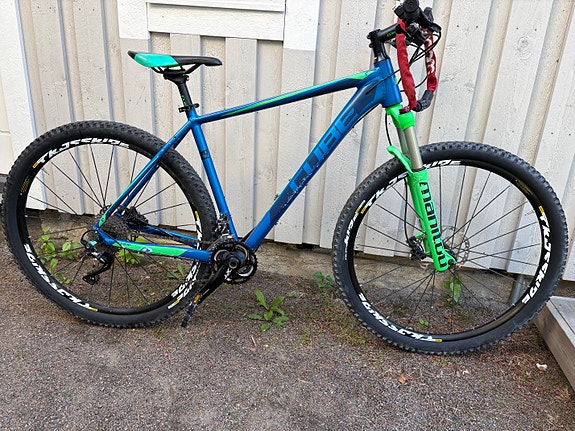 Cube LTD race 29" maastopyörä L sininen-vihreä unisex