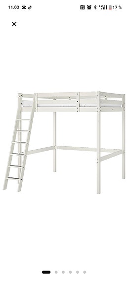 Ikea Stora leveä parvisänky