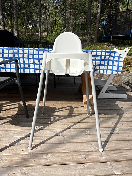IKEA Antilop syöttötuoli valkoinen