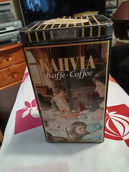 Vanha Pauligin Kahvipurkki