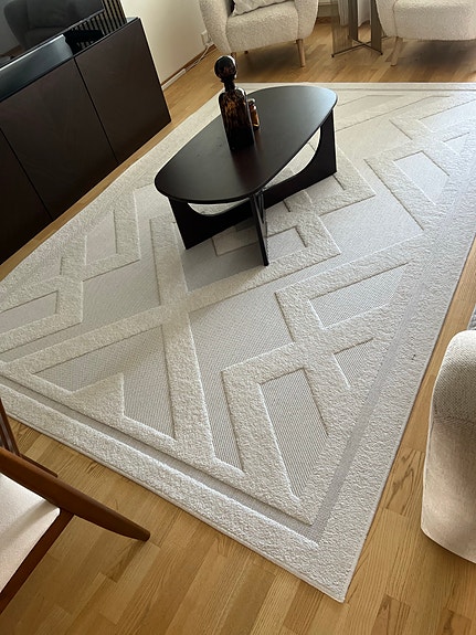 Sotka Capri matto 200x290 cm vaaleanharmaa