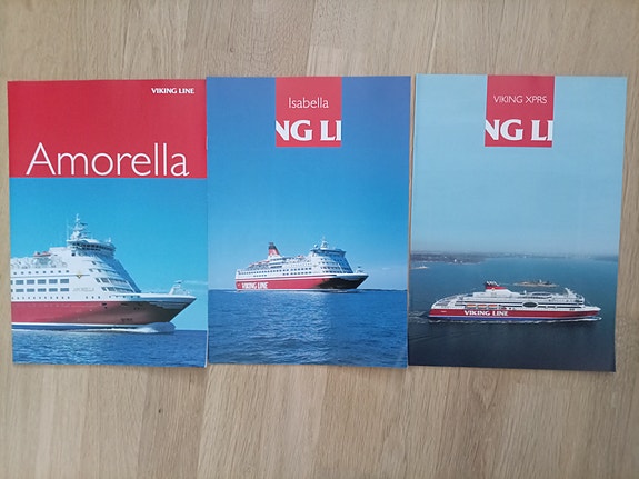 Amorella-, Isabella- ja Viking XPRS -esitteet