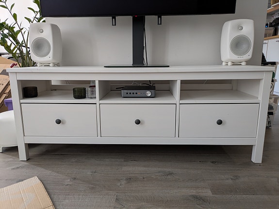 Ikea Hemnes valkoinen tv-taso