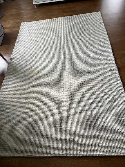 Villamatto valkoinen 230x160