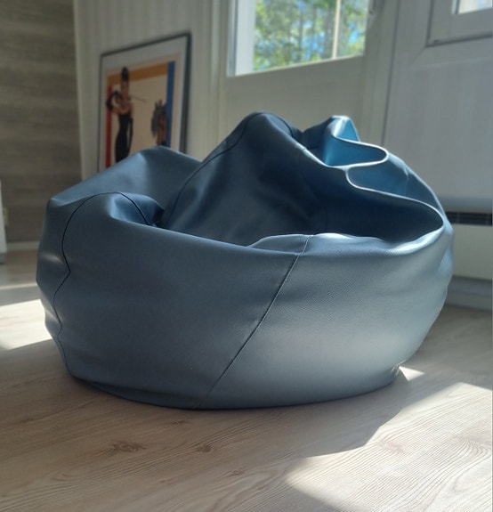 Säkkituoli sininen