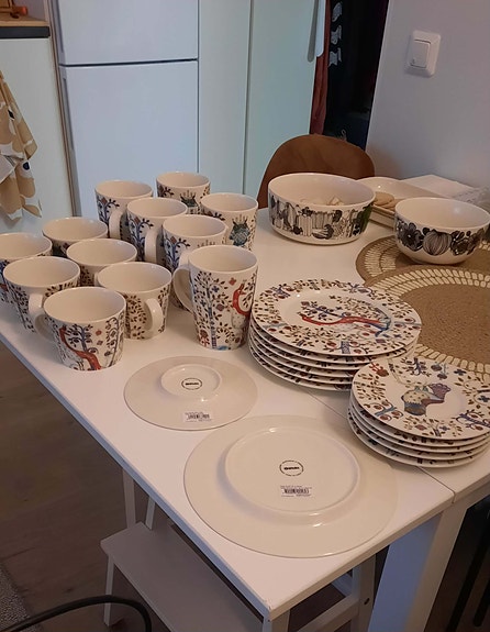 Iittala Taika Valkoinen setti-Lahti