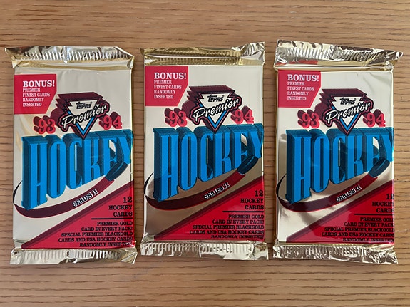 Topps Premier 93-94 jääkiekkokortit