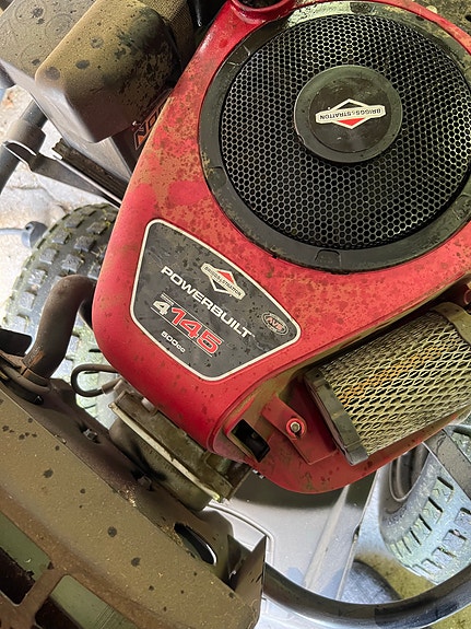 Briggs & Stratton PowerBuilt 500cc ruohonleikkurin moottori