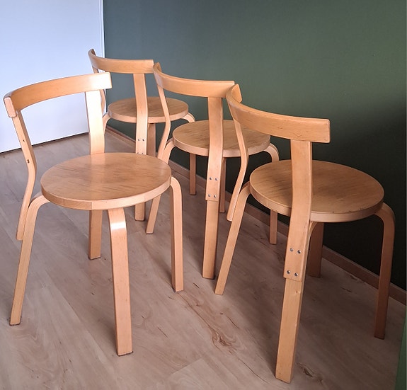 Artek Tuoli 68, Alvar Aalto – 4 kpl