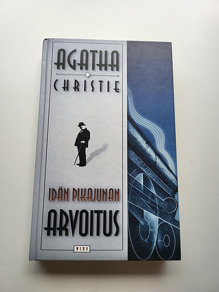 Agatha Christie Idän pikajunan arvoitus kovakantinen kirja