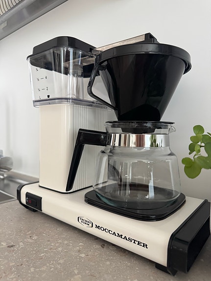 Moccamaster kahvinkeitin valkoinen