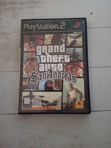 Grand Theft Auto San Andreas PlayStation 2 peli