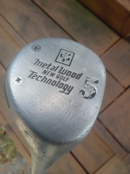 Vanha golfmaila metal wood 5