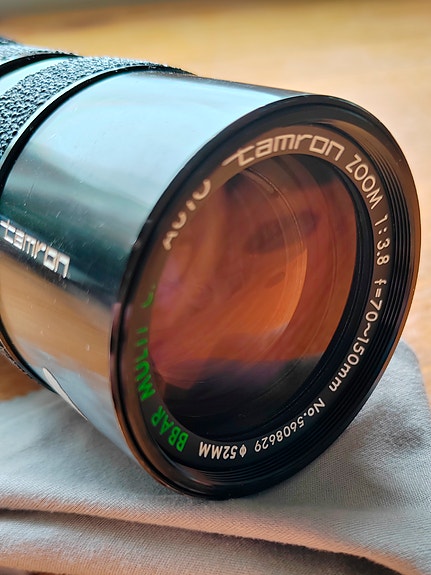 Tamron 70-150mm f3.8 BBAR Multi C. Auto Zoom, Canon FTb
