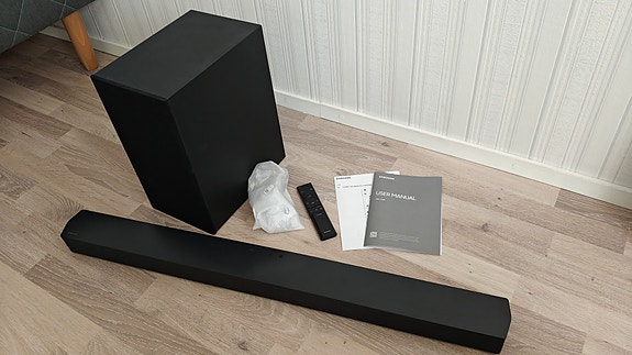 Samsung soundbar + subwoofer