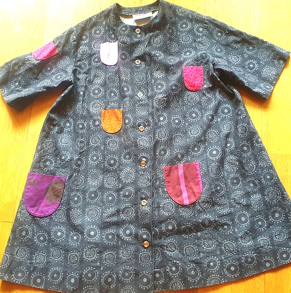 MARIMEKKO, iloinen taskumekko, 130 cm