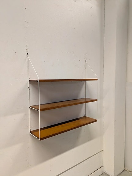 Teak kirjahylly 60-luku / string