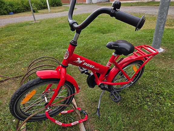 Tunturi Poni lastenpyörä 16" punainen