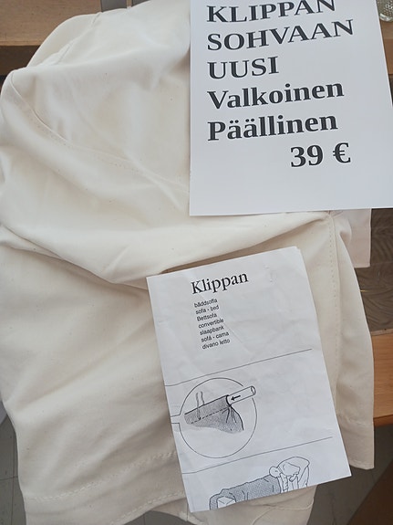 IKEAN  KLIPPAN SOHVAMALLIIN PÄÄLLINEN